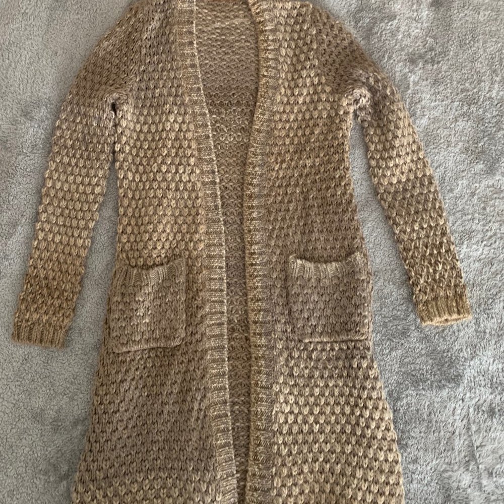 100 percent wool cardigan